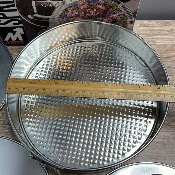 Vintage 1994 Metro Moulded Springform Bake Pans Teddy Bear Birthday Cake Bunny - Picture 9 of 10